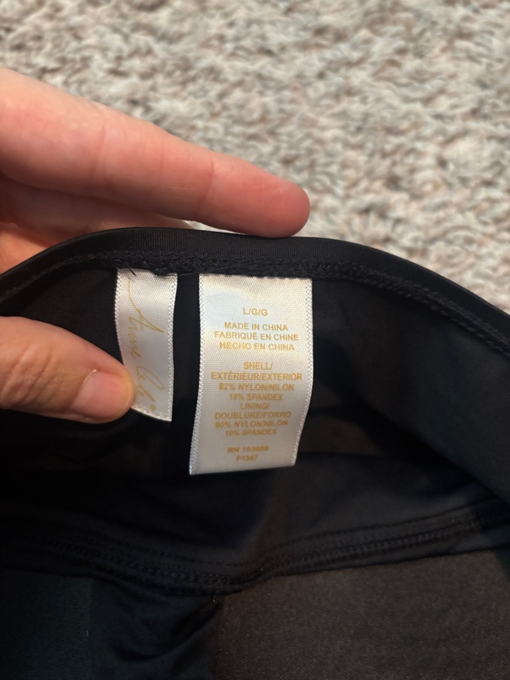 Anne Cole Black Strapless Swim Top with Built-In Support - Picture 2 of 3